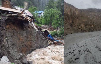 मनाङको बाढीपहिरोबाट क्षतिग्रस्त क्षेत्रमा पुग्न सकेनन् सुरक्षाकर्मी, एक स्थानबाट अर्कोमा जानै नसकिने गरी कटान गरेपछि सम्बन्ध विच्छेद 